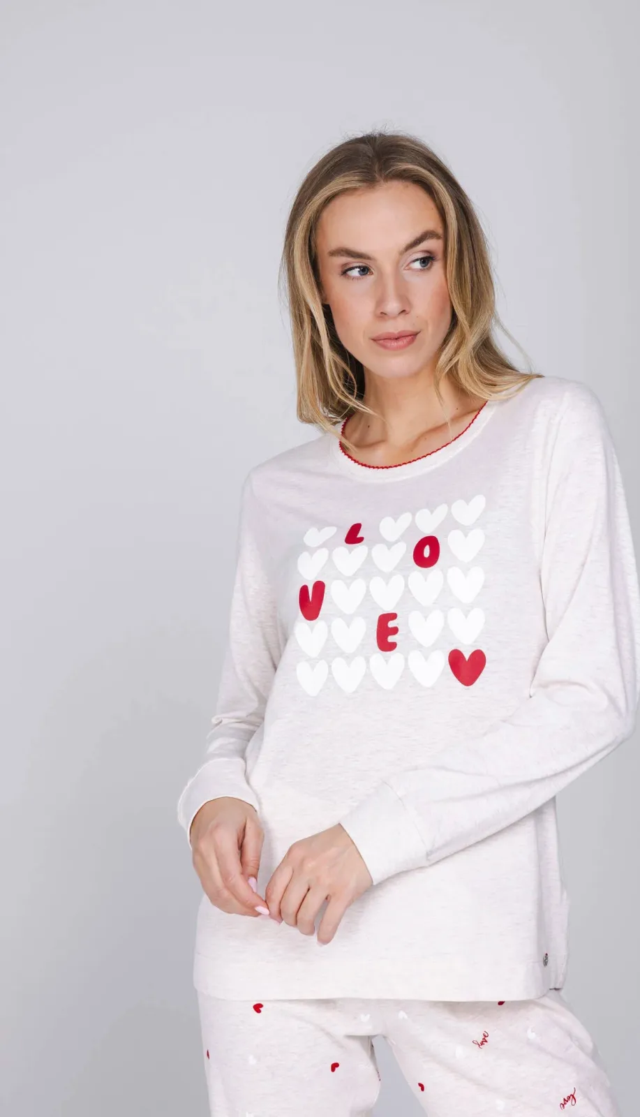 Rebelle pyjamaset ecru, foto 3