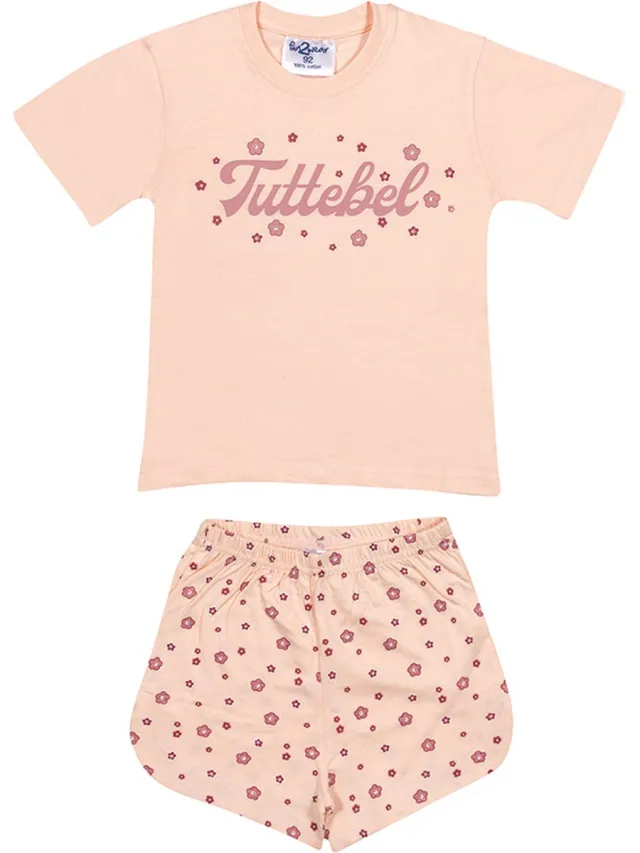Fun2Wear Shortama Tuttebel - Roze lichtroze