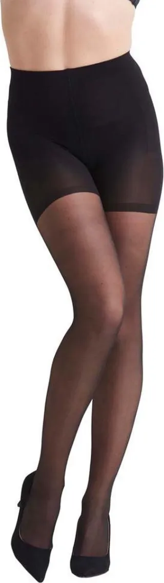 NOMI Bodywear Corrigerende panty 15 denier met hoge tailleband kleur Black