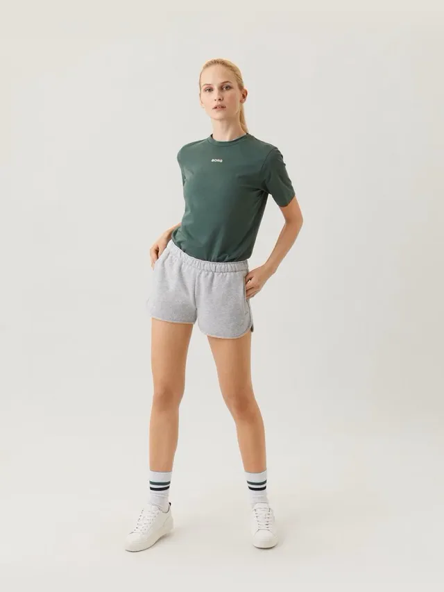 Björn Borg Pyjamabroek kort/Homewear broek - Grijs - 9999-1510-90741 - 40 - Vrouwen