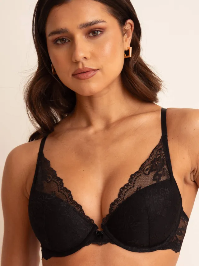 Sam Friday Demi push-up bh zwart