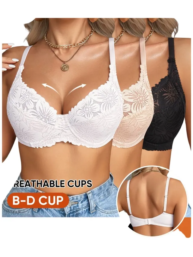 Currero BH Zonder Beugel - Strapless - Zonder Bandjes - Met Voorsluiting - Push-up Bh's - Comfort Beha - Comfortabel - Grote Sluiting - Veelkleurig - Cupmaat