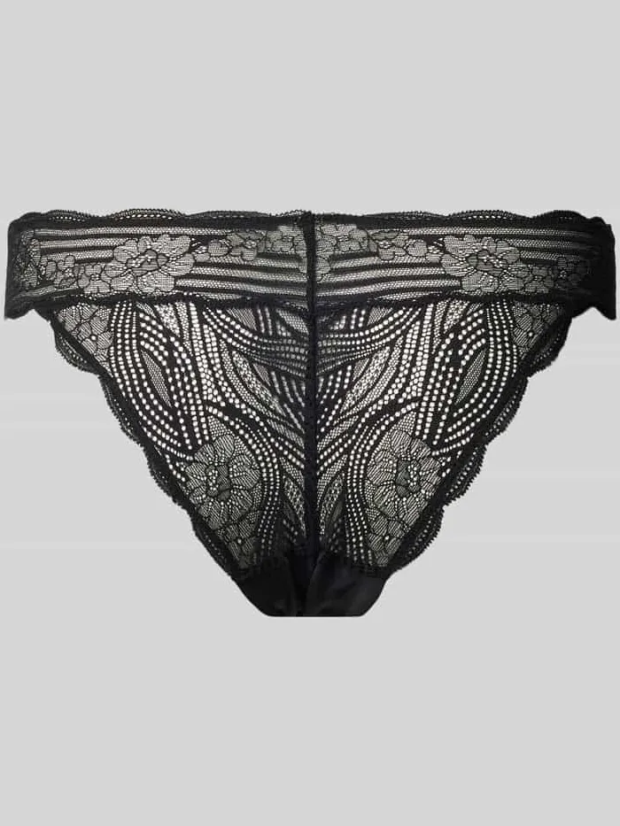 Triumph Brazilian slip met kant, model 'LIFT SMART' zwart, foto 3