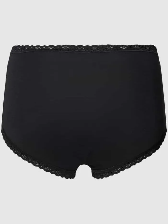Sloggi Broek met geschulpte zoom in een set van 3 stuks zwart, foto 2