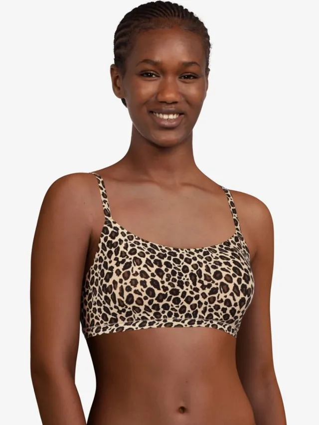 Chantelle SoftStretch - Voorgevormde Bralette - verstelbare bandjes - naadloos - onzichtbaar - LEOPARD PRINT