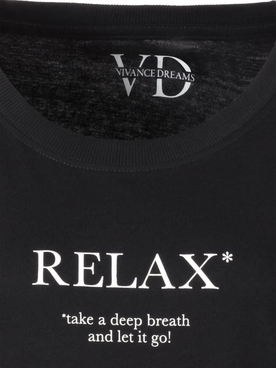 nachthemd zwart RELAX-print, foto 2