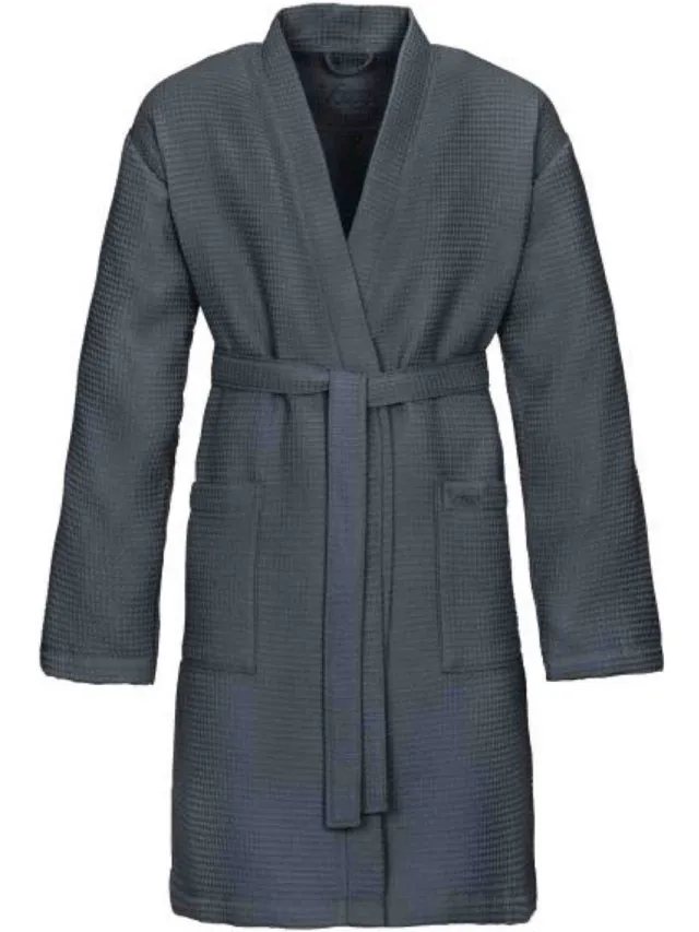 Vossen Badjas Rom (flanell) Antraciet
