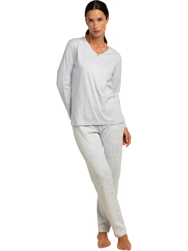 Admas Special Person pyjamaset grijs Blauw