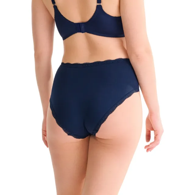 Lisca Everyday slip met hoge taille donkerblauw