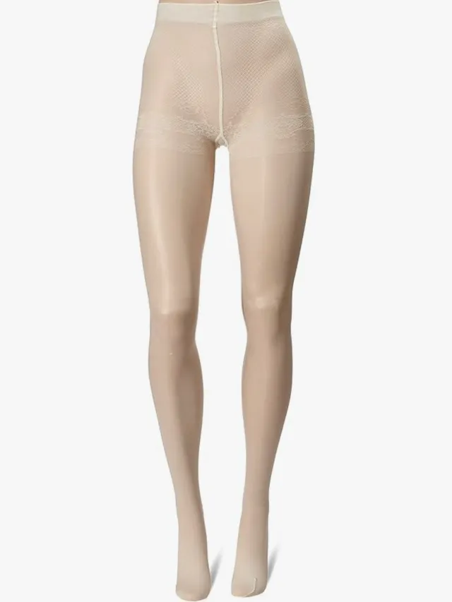Kunert fashion panty met naad maat 44/46 Ivory