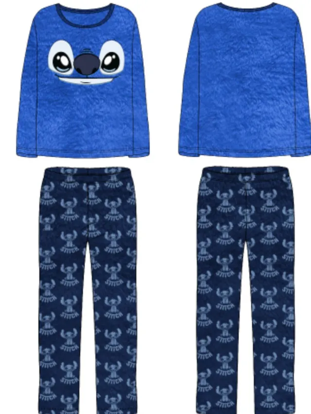 Disney Lilo & Stitch Dames Pyjama Blauw