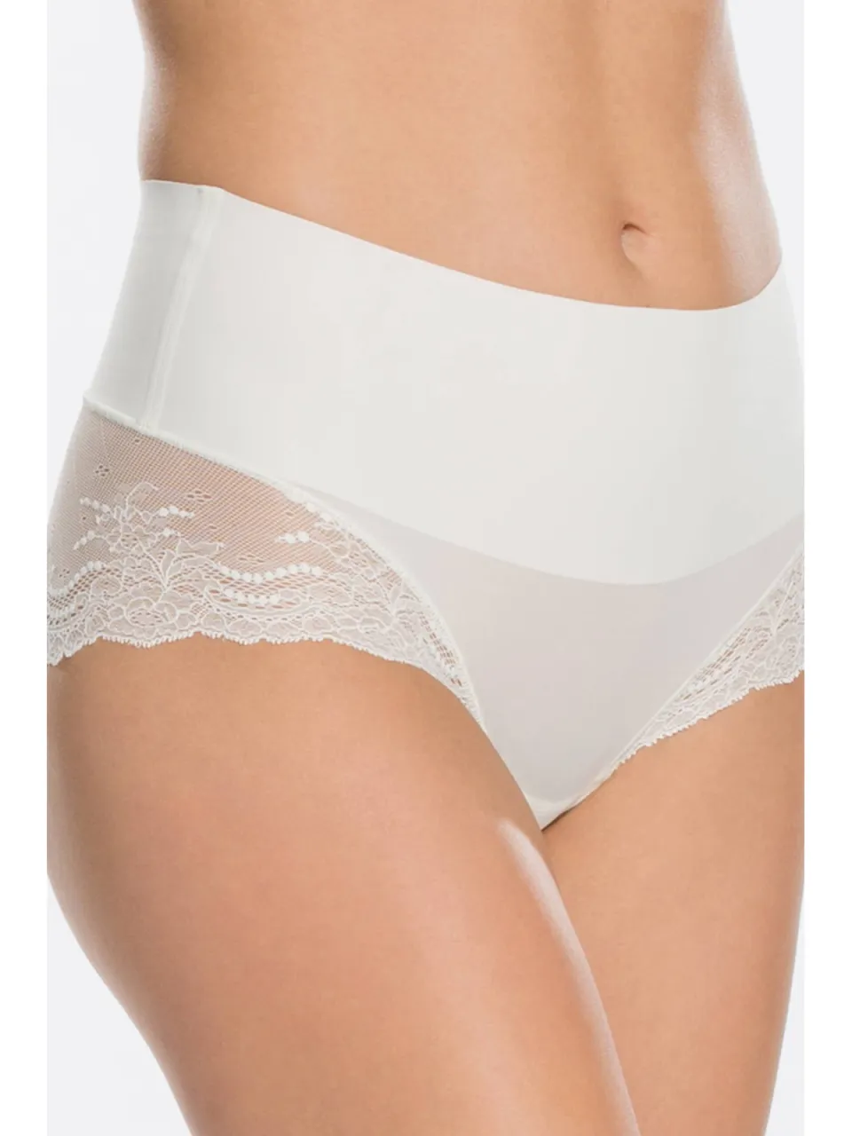Spanx SPANXsupersmooth™ Undie-tectable licht corrigerende Lace Hi-Hipster gebroken wit, foto 4