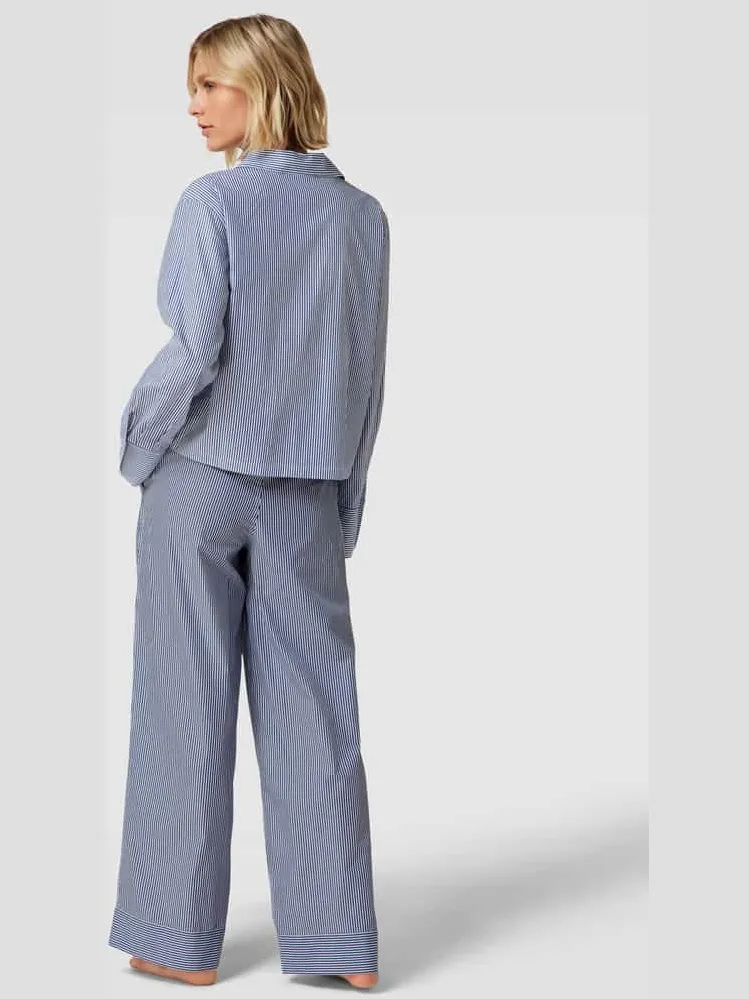 Polo Ralph Lauren Pyjama met streepmotief marineblauw, foto 3
