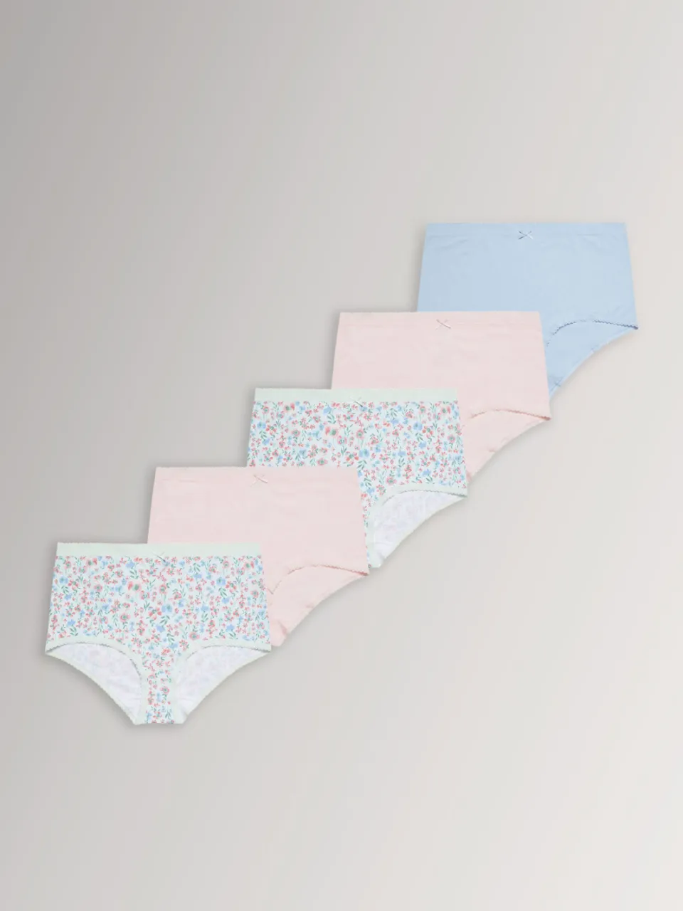 Yours 5Pack Roze Bloemenprint Maxislips-44, foto 5