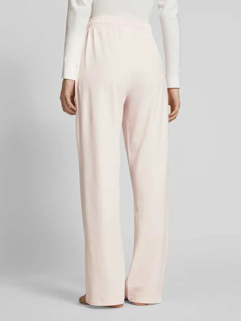Boss Straight leg sweatpants met tunnelkoord lichtroze, foto 3