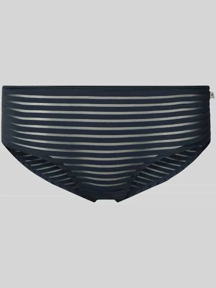 Marc O'Polo Panty met streepmotief Marineblauw