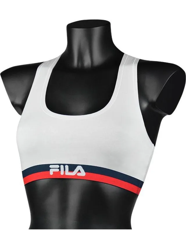 Fila Dames - Woman bra elastic urban - Wit grijs