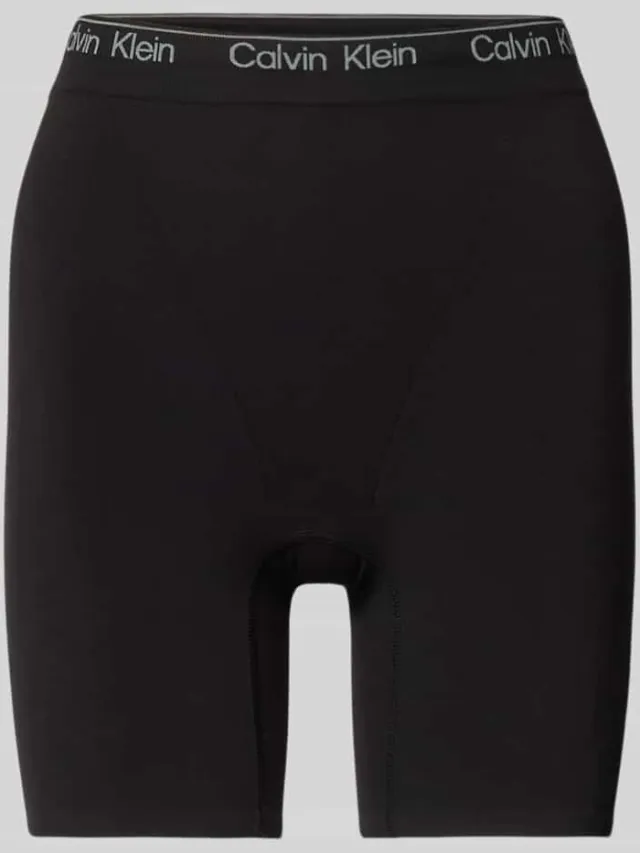 Calvin Klein Super skinny fit broek met shape-effect Zwart