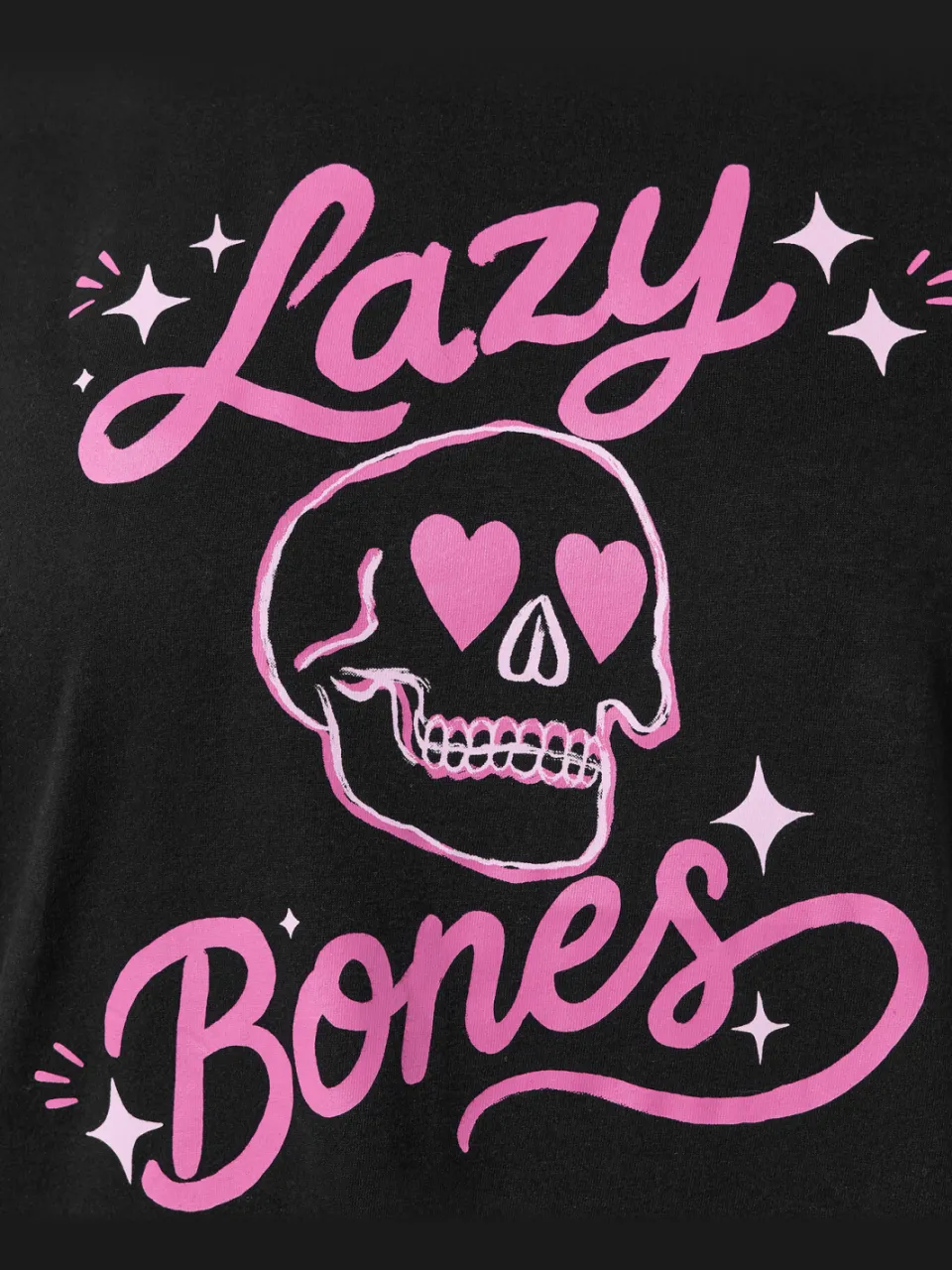 Limited Collection Zwarte 'Lazy Bones' Pyjamaset Met Schedel-42, foto 5