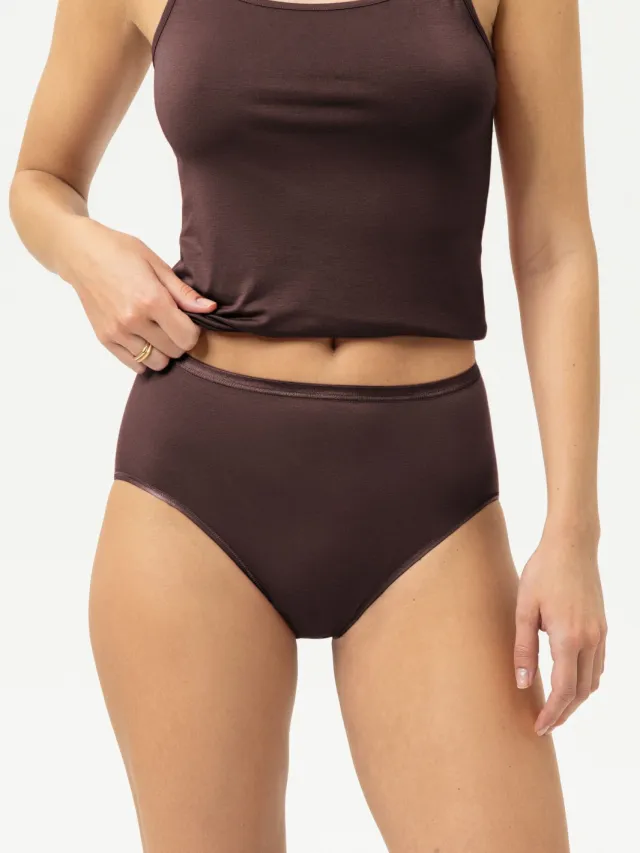 Mey Tailleslip Serie Modal Pure Hot Maroon bruin
