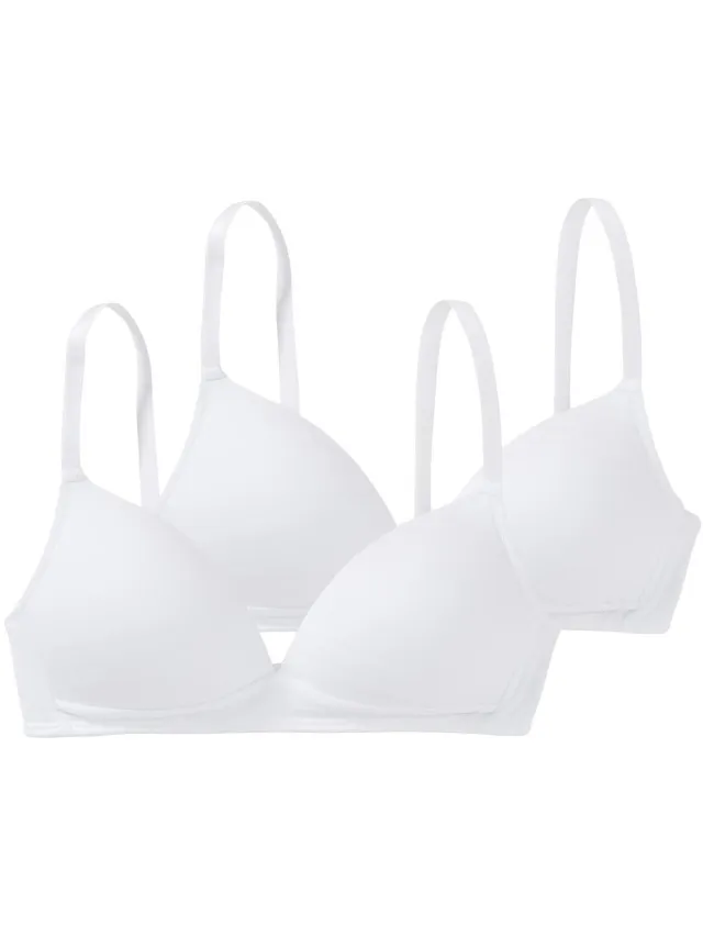 Speidel voorgevormde bh 2 pack Cotton & More wit