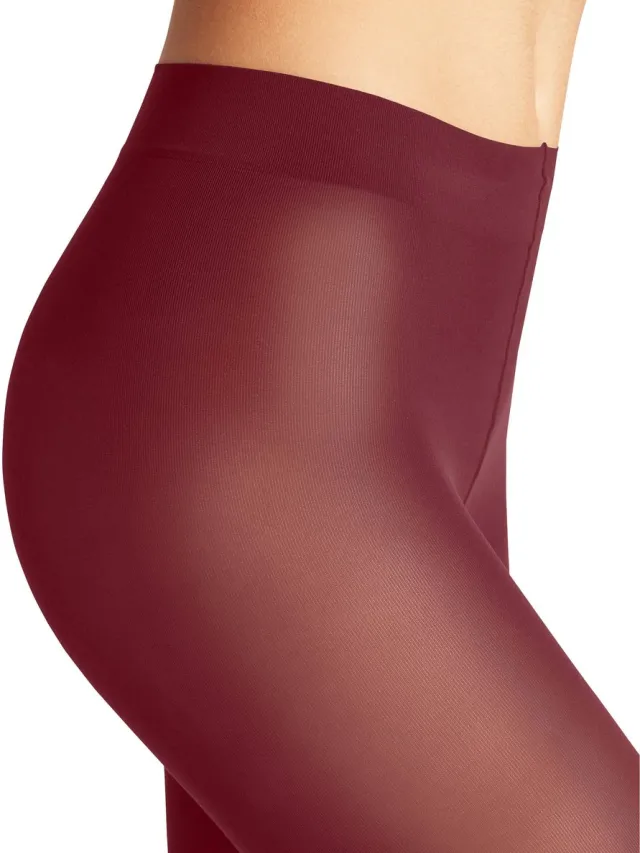 Falke Pure Matt eenkleurig materiaal halfdoorzichtig 50 DEN legging dames rood-M rood 8830