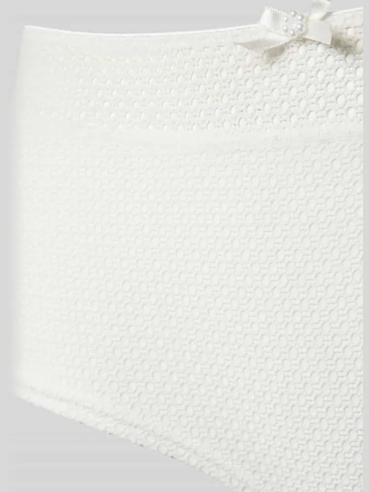 Slip met strikdetail, model 'Nuance by Lascana' offwhite, foto 3
