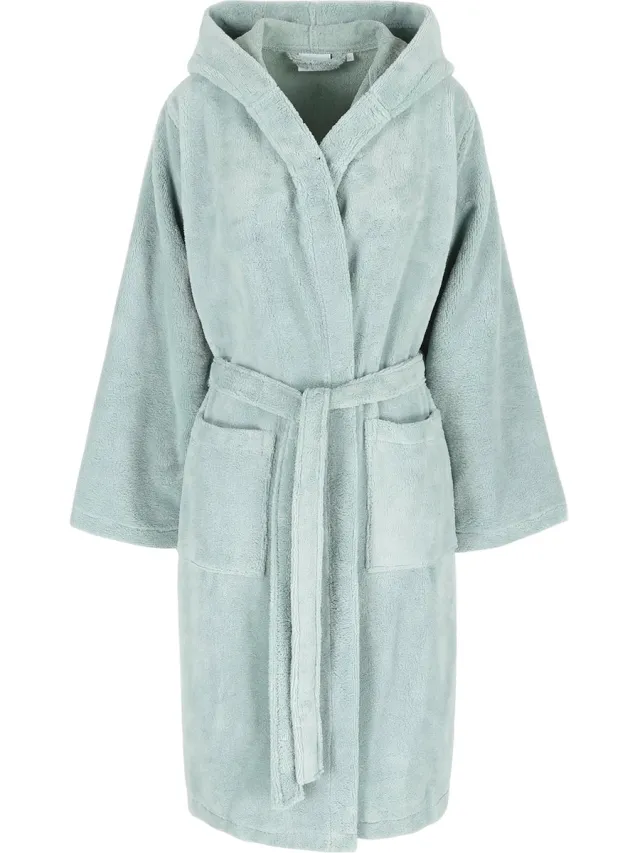 Casilin Teddy Badjas met Capuchon - Fleece en katoen - Zeegroen