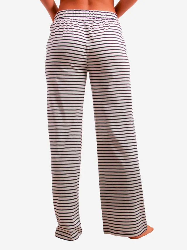 Joop! Pyjamahose Cosy gebroken wit