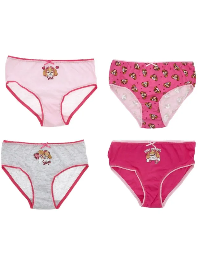 PAW Patrol Onderbroek - Set van 4 - Katoen - Roze