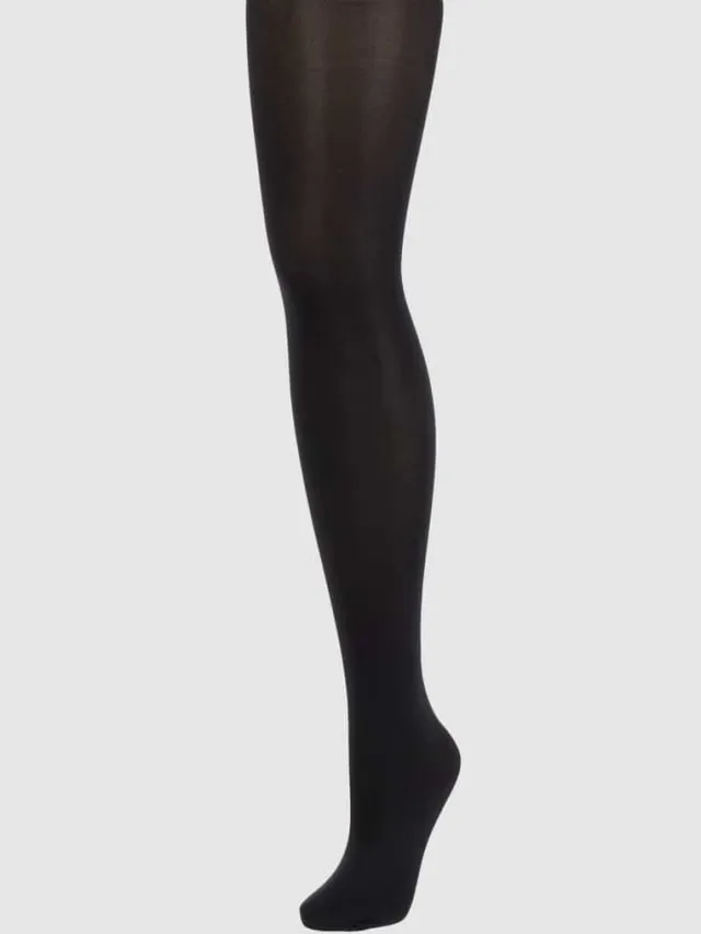 Falke Panty met transparant design model 'SEIDENGLATT' - 40 DEN zwart, foto 4