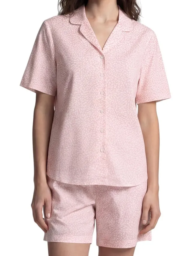Seidensticker Dames pyjama Classic Web roze