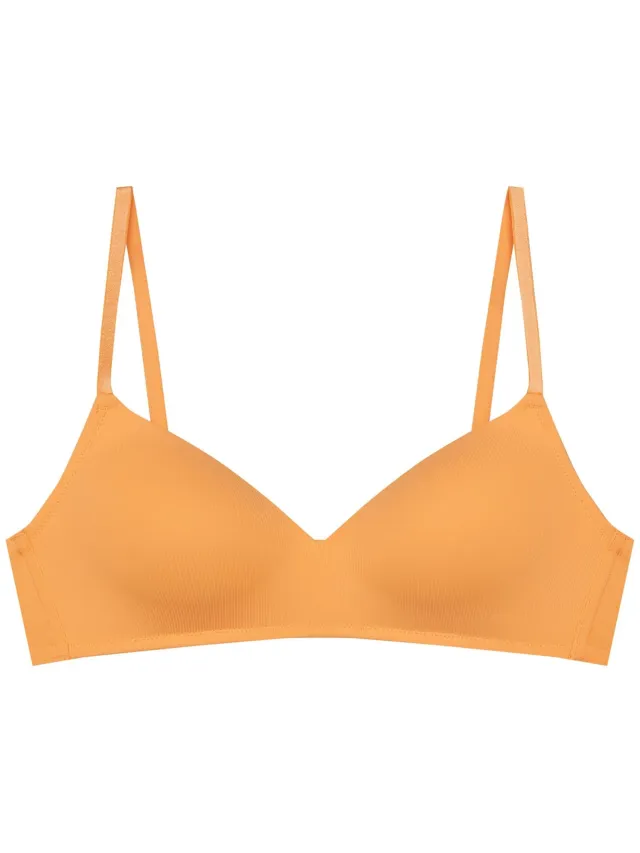 ESOTIQ Saoui Bloovii - Push-upbeha - Oranje - Geribde cups Oranje;Roze