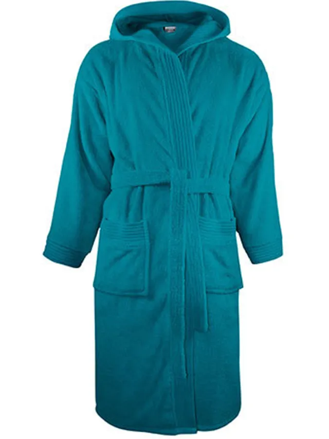 The One Towelling Kapjurk voor volwassenen (Turquoise)