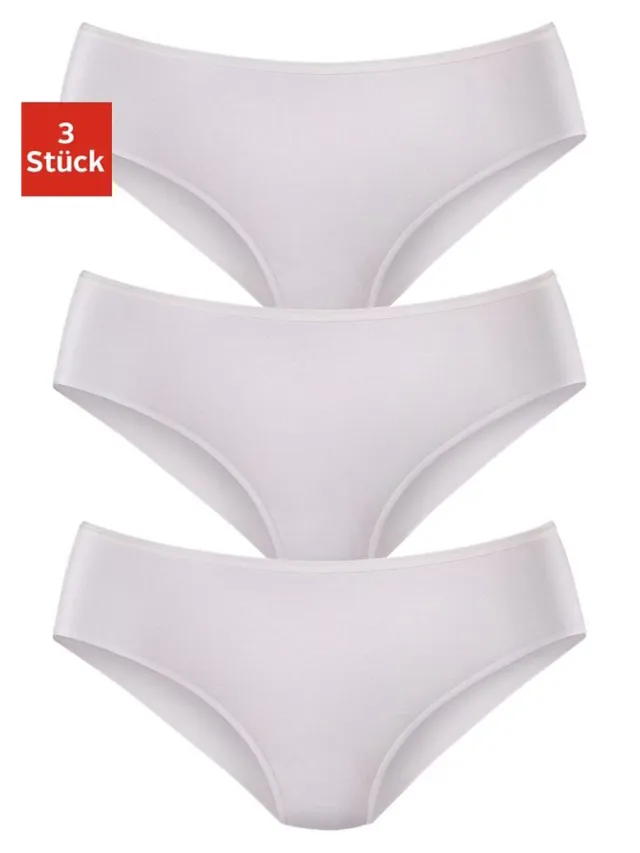 jazzpants slips set van 3 wit, foto 2