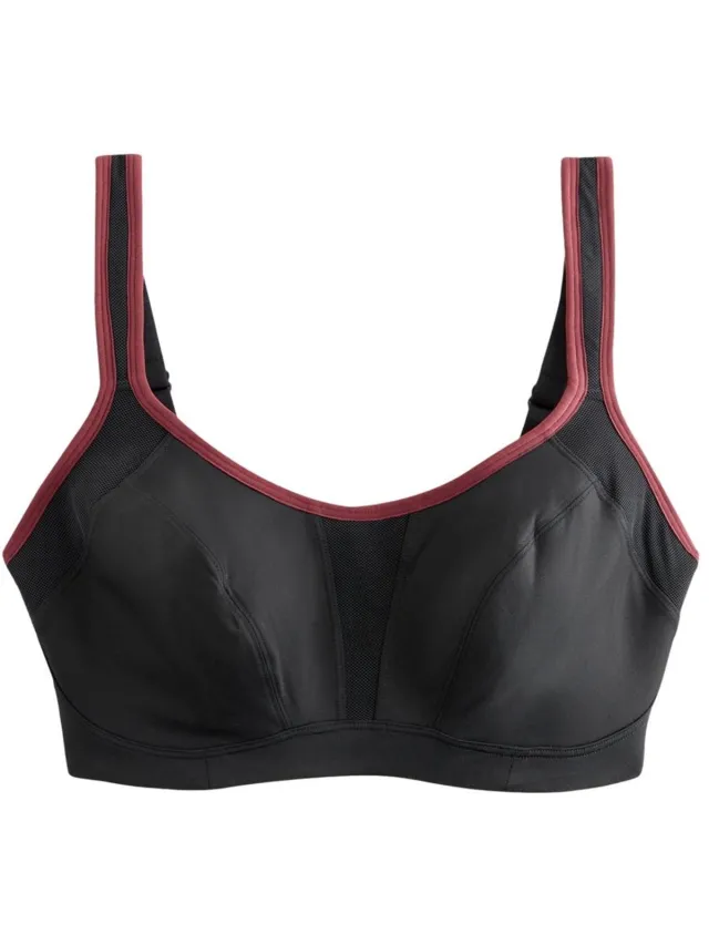 Next Dames - F-K Ultimate Support Beha met Gedempt Comfort en Beugel voor Hoge impact - Zwart Black