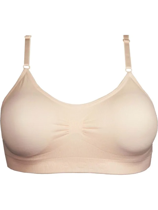 MAGIC Bodyfashion Comfort Bra with Spaghetti Straps - Latte Nude