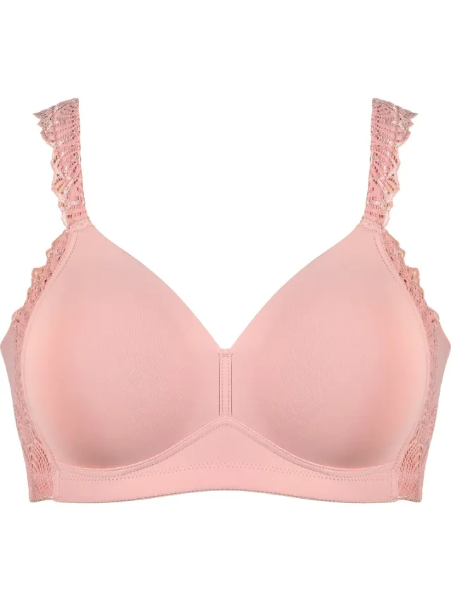 Naturana Side smoother bh met kant - 5675 - Pink Rose