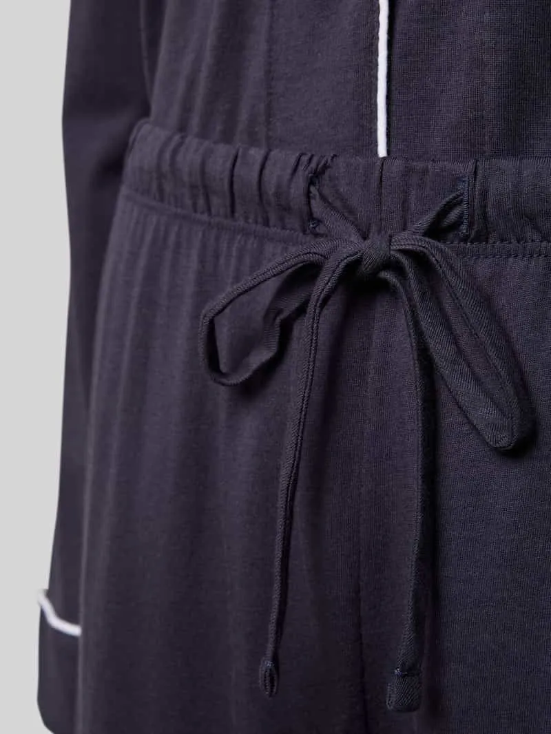 Lauren Ralph Lauren Pyjama van katoen-modalmix marineblauw, foto 2