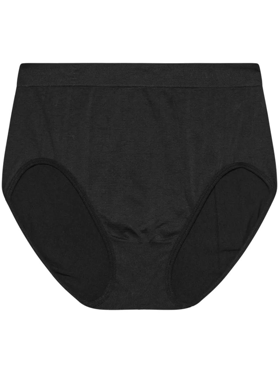 Yours Zwarte Naadloze Licht Corrigerende Hoge Taille Slips Met Volledige Dekking-52, foto 3