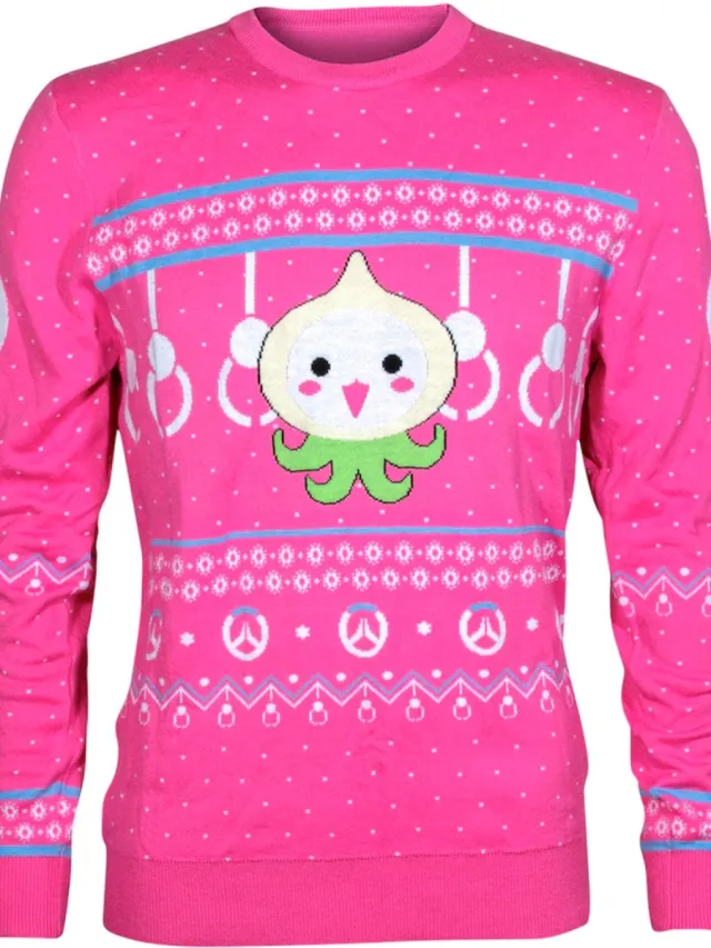 Jinx Overwatch - Feestdag Trui - Pachimari Pals - Roze