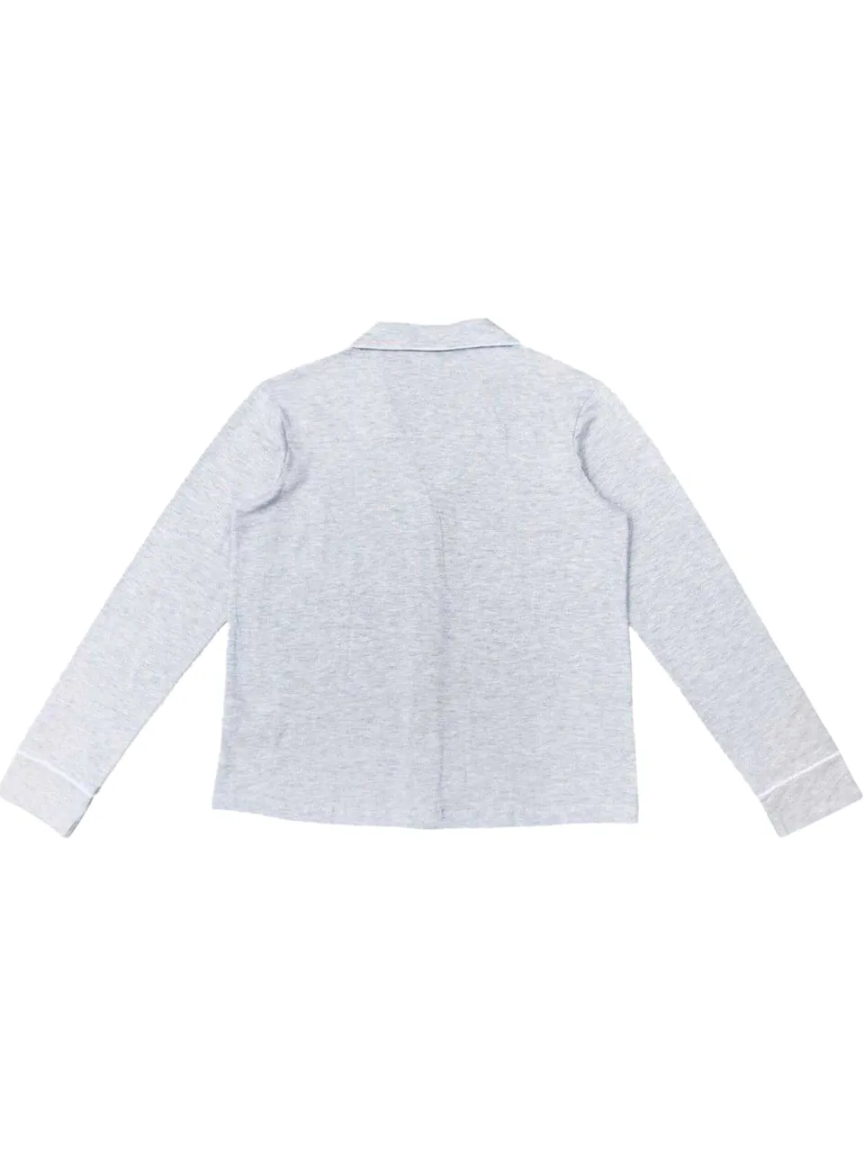 Linea Katoenen pyjamaset voor volwassenen (pak van 1) (Grijs), foto 2