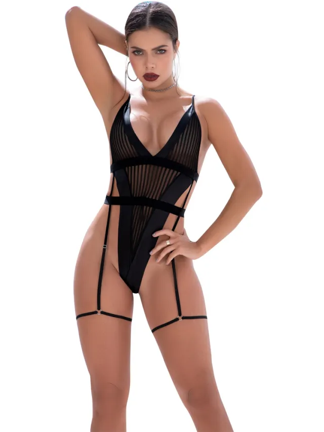 Mapalé Truly Bodysuit Zwart 3/4X