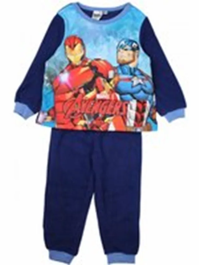 Marvel Avengers Fleece pyjama - donkerblauw - 3 jaar