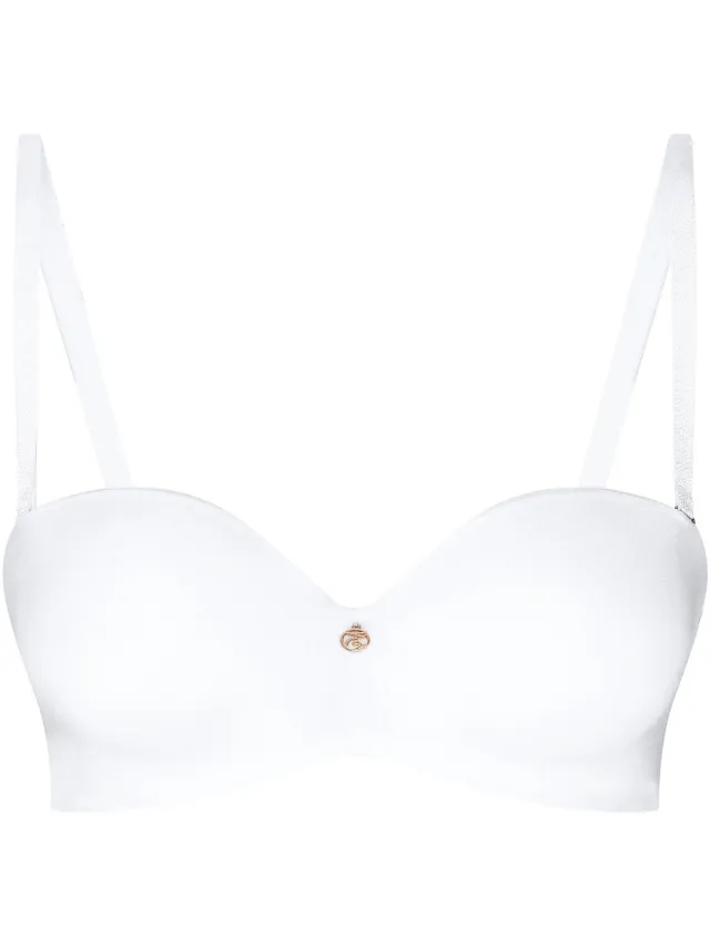 ESOTIQ Raffen - Push-up-bh - Bardotmodel - Wit