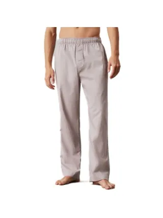Calvin Klein Cotton Poplin Sleep Pant * Actie * Grijs