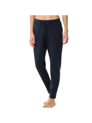 Schiesser Mix and Relax Long Cuffs Pants Blauw