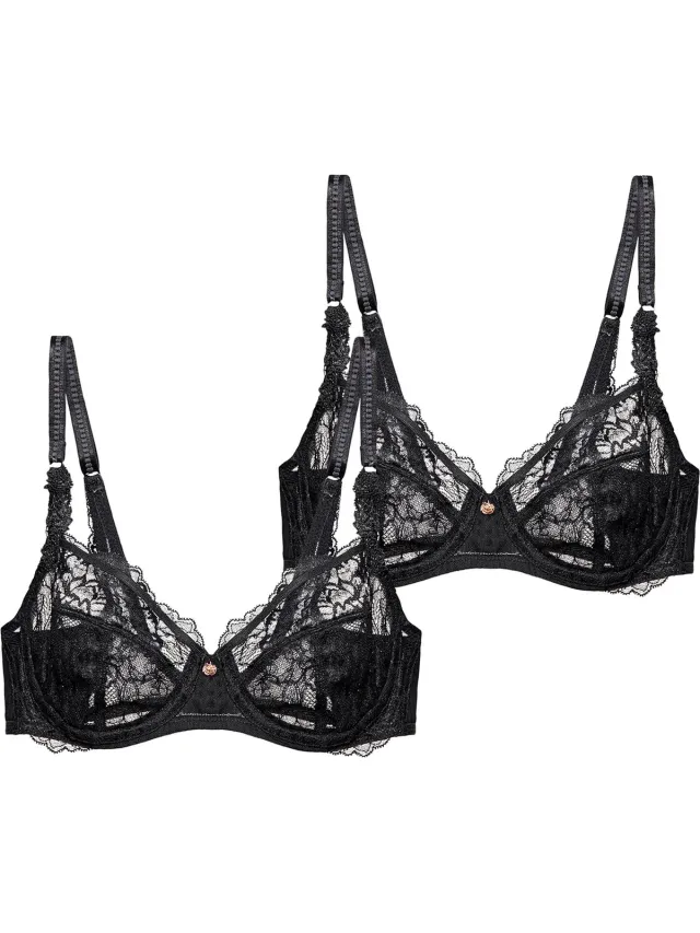 Triumph Bügel-BH Peony Florale Zwart