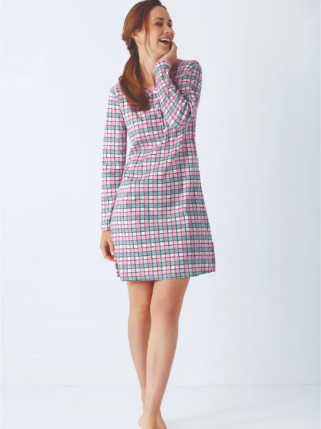Hajo Premium katoen dames nachthemd multicolour Hajo - Meerdere kleuren - Maat - 36/38