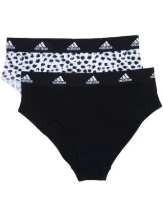 Adidas bikini brief zwart Zwart,Groen,Versch.kleure/Patroon,Wit
